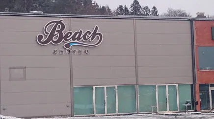 Beach center där Låsproffsen gjort låsjobb.